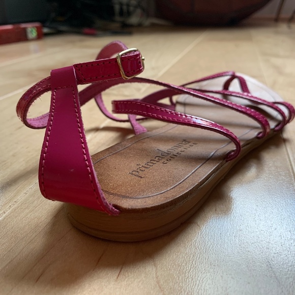 Hot Pink Sandals / Made in Italy - Picture 6 of 8